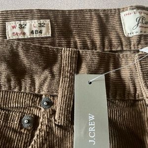 J. Crew 484 corduroy pants.